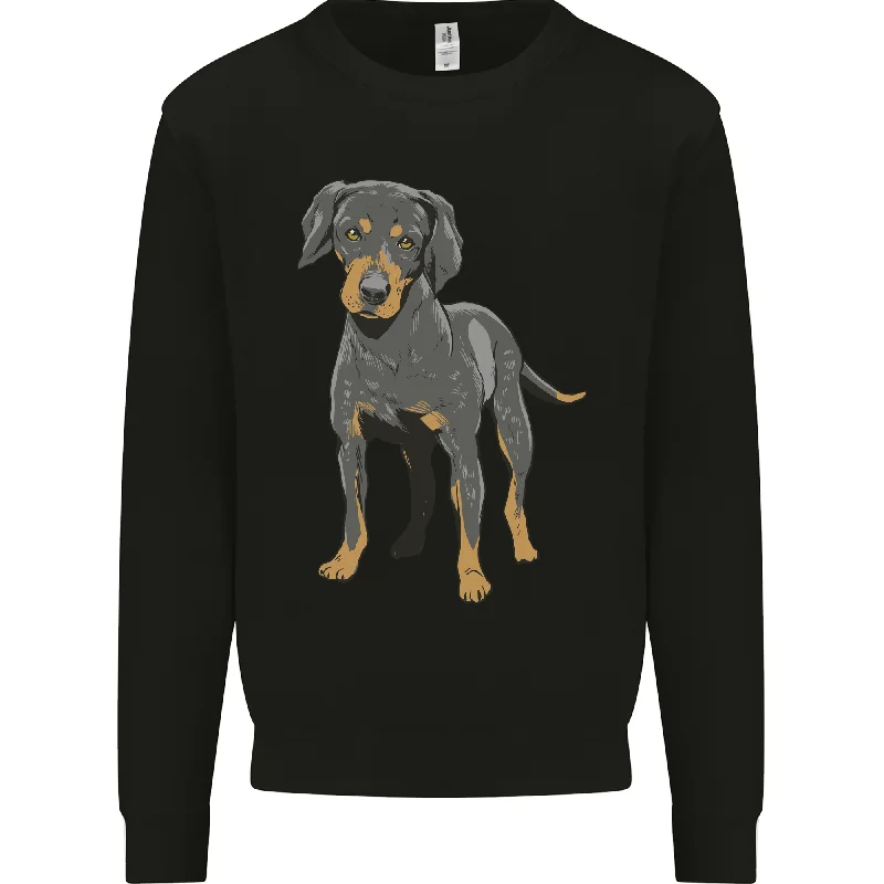 A Coonhound Dog Mens Sweatshirt Jumper Hooded Sweatshirt Casual Wear Street Style
