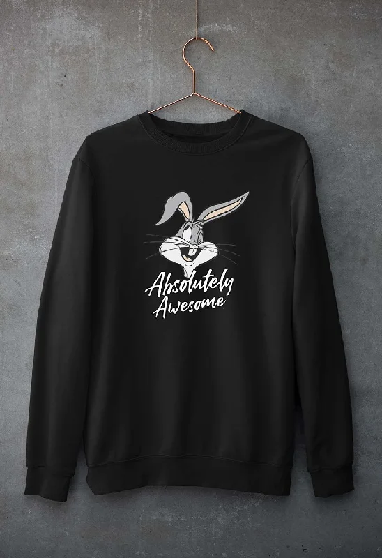 bugs bunny Unisex Sweatshirt for Men/Women Hoodie with Hem Elastic Stretchable Comfortable