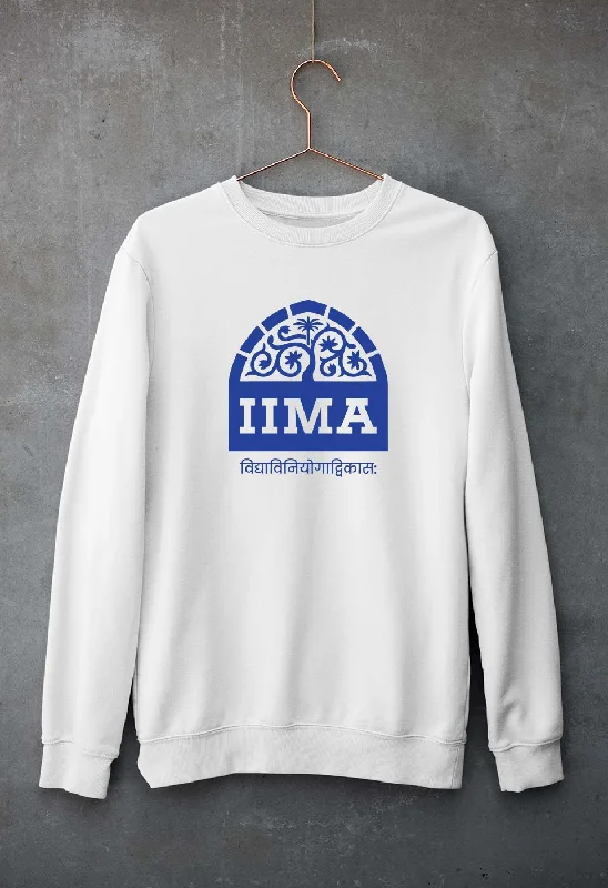 IIMA Ahmedabad Unisex Sweatshirt for Men/Women Hoodie with Print Artistic Unique