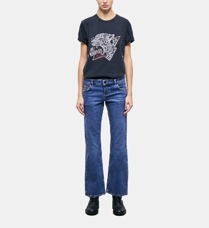 Bootcut Jeans Chic Vintage-Inspired Denim Jeans
