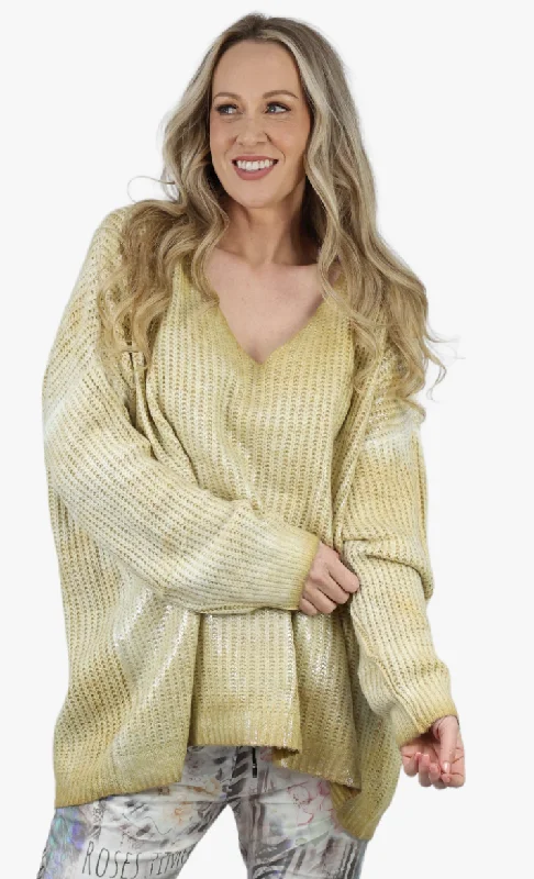 CARRIE knit jumper Cable Knit Ribbed Knit Lace Knit