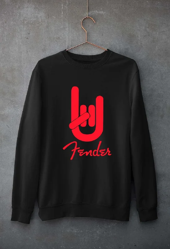 Fender Rock Hand Unisex Sweatshirt for Men/Women Hoodie with High-Low Hem Asymmetrical Trendy Fender Rock Hand Unisex Sweatshirt for Men/Women Hoodie with High-Low Hem Asymmetrical Trendy