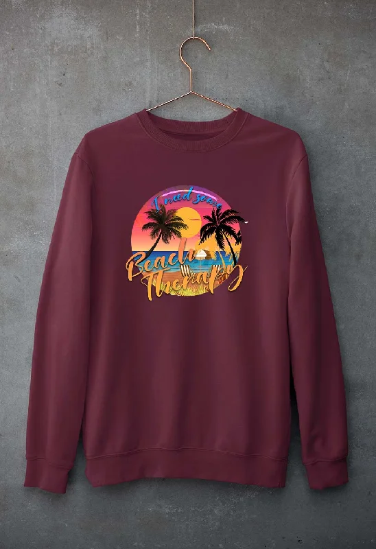 beach therapy Unisex Sweatshirt for Men/Women Hoodie with Monochrome Minimalist Simple beach therapy Unisex Sweatshirt for Men/Women Hoodie with Monochrome Minimalist Simple