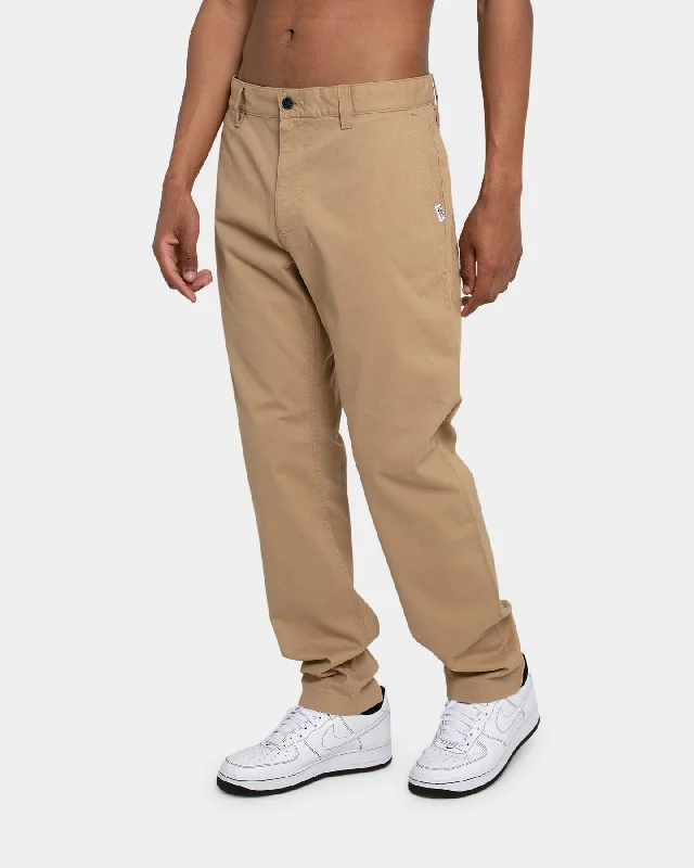 Tommy Jeans Ethan Chino Pants Classic Khaki Fashionable Raw Edge Jeans