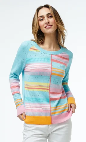 Women's Summer Fun Sweater Zippered Buttoned Snapped