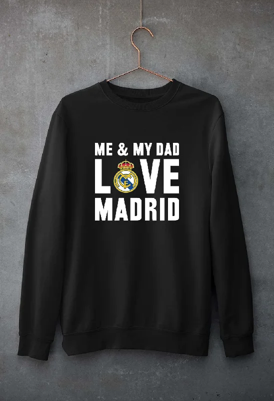 Love Real Madrid Unisex Sweatshirt for Men/Women Hoodie with Sequins Glamorous Eye-catching Love Real Madrid Unisex Sweatshirt for Men/Women Hoodie with Sequins Glamorous Eye-catching