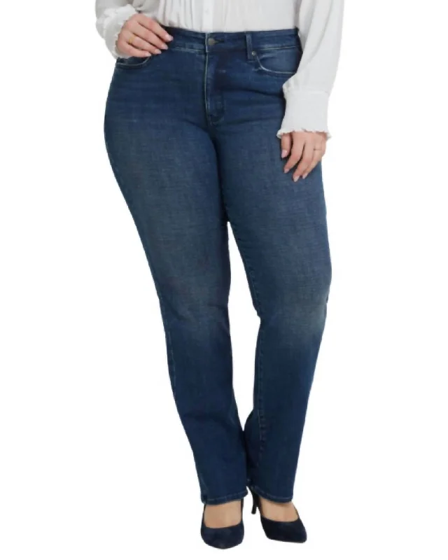 Marilyn Straight Jeans In Hera Trendy Plus Size Jeans