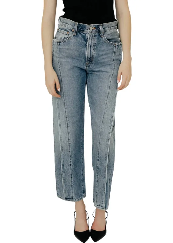 Fold Jeans In Navigate Fashionable Straight Cut Jeans