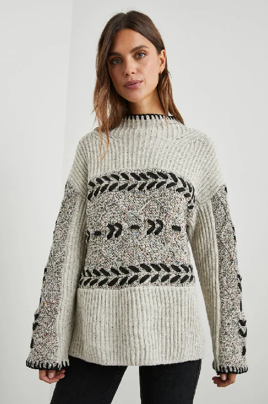 Women's Raini Sweater High Neck Crew Neck V-Neck