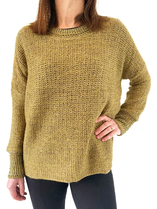 Chartreuse Knit Jumper Soft Cozy Warm