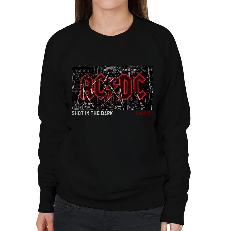 AC/DC Shot In The Dark Women's Sweatshirt Hoodie with Full-Zip Functional Layering