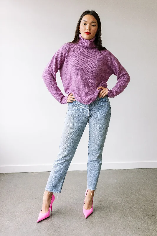 Deborah Sweater (Magenta) Thin Thick Dense