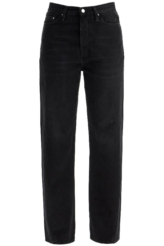 Toteme Women's Twisted Seam Straight Jeans Chic Cropped Jeans