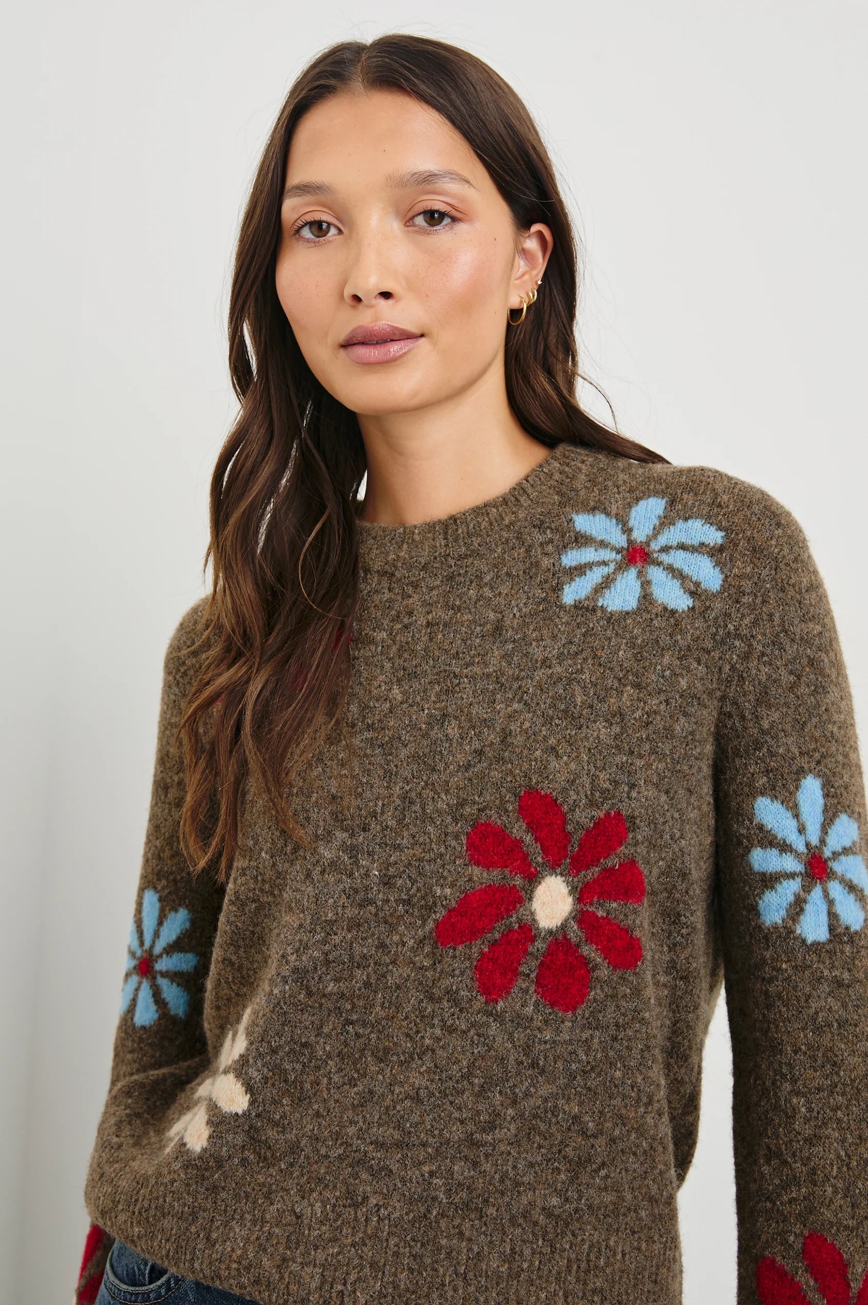 Anise Sweater Ribbed Striped Patterned