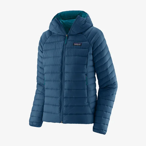 Patagonia Down Sweater Hoody (Women's) Lagom Blue Transparent Opaque Sheer