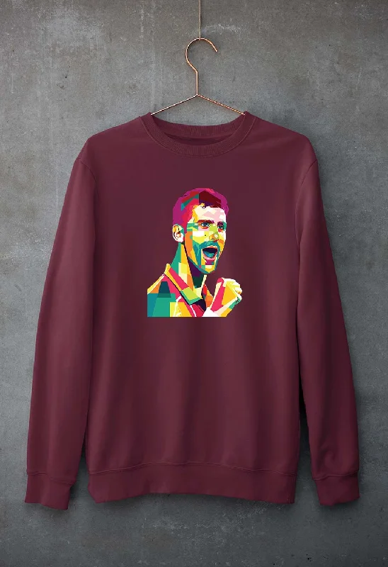 Novak Djokovic Tennis Unisex Sweatshirt for Men/Women Hoodie Dress Longline Feminine