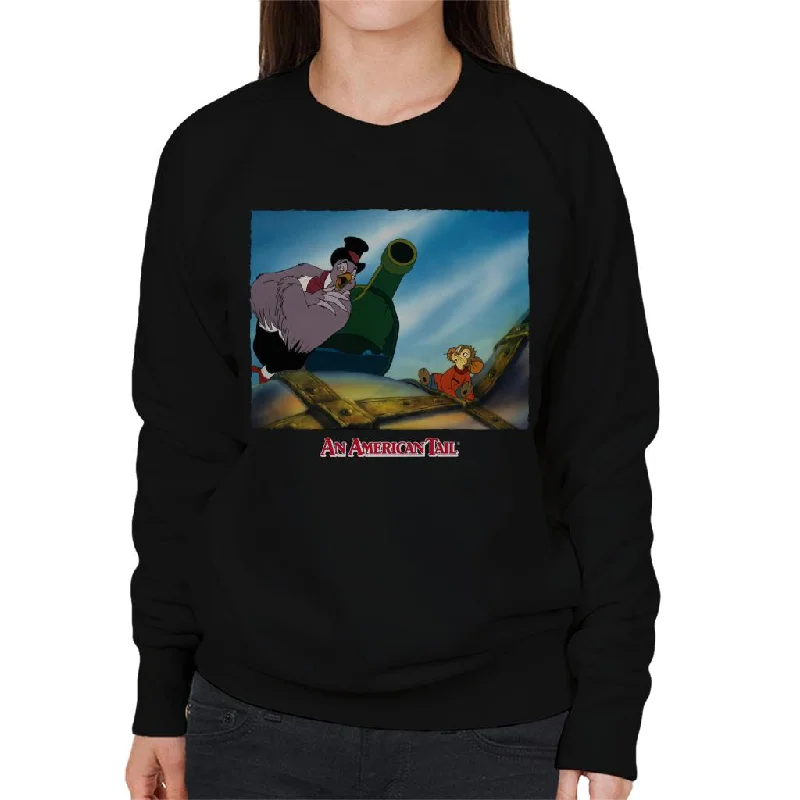 An American Tail Henri Give Fievel Hope Women's Sweatshirt Hoodie with Hidden Zipper Minimalist Clean An American Tail Henri Give Fievel Hope Women's Sweatshirt Hoodie with Hidden Zipper Minimalist Clean