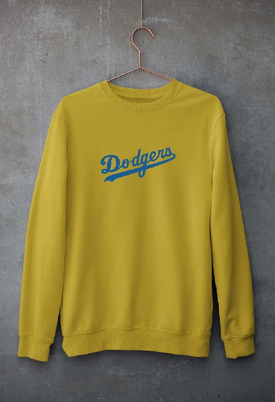 Los Angeles Dodgers Unisex Sweatshirt for Men/Women Hoodie with Puffed Sleeves Voluminous Trendy