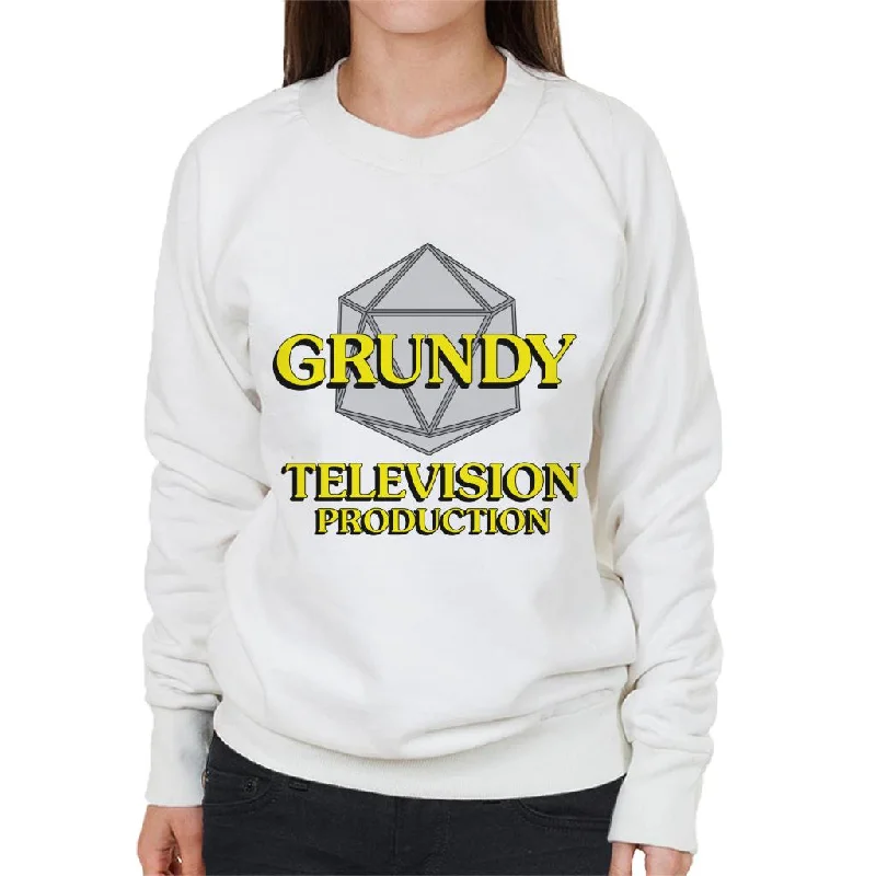 Neighbours Grundy Television Production Women's Sweatshirt Hoodie with Back Slit Movement Comfort