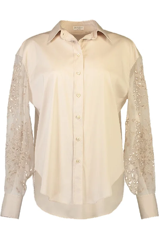 Sheer Sleeve Blouse Everyday Stylish Blouse