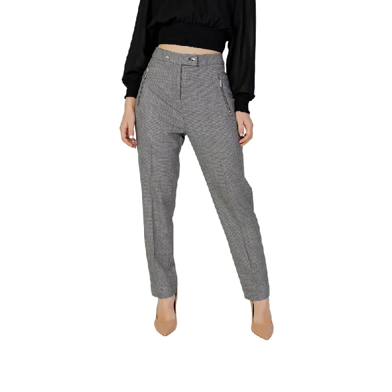 Morgan De Toi  Polyester Jeans & Women's Pant Trendy Flared Leg Jeans