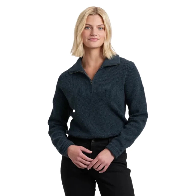Kuhl Women's Norda 1/4 Zip Sweater Print Jacquard Patchwork