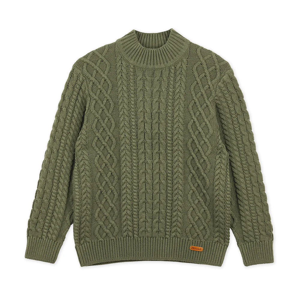 Women's Fisherman Sweater Long Sweater Short Sweater Cropped Sweater