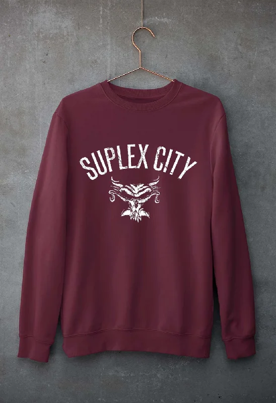 WWE Brock Lesnar Suplex City Unisex Sweatshirt for Men/Women Hoodie with Rhinestones Sparkly Elegant