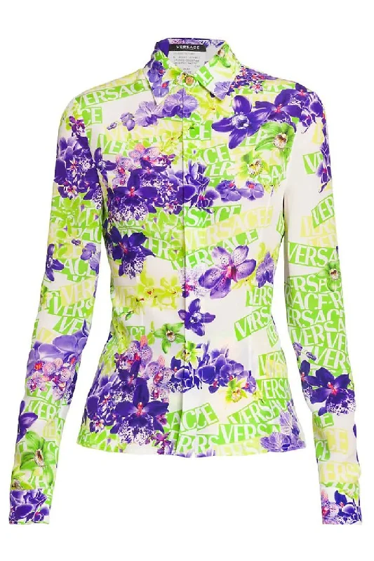 Orchid Blouse Sweetheart Neck Blouse
