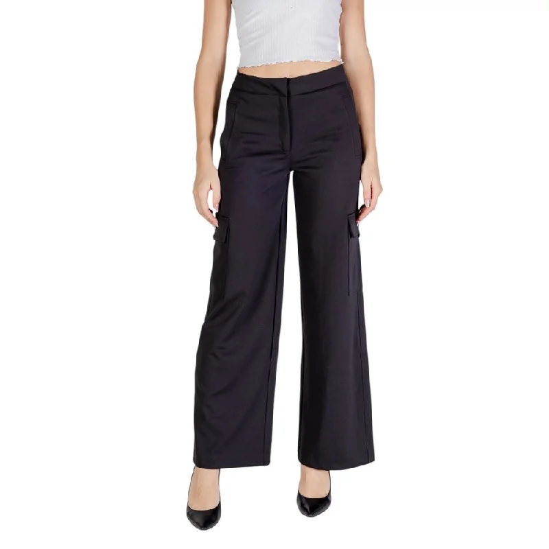 ICHI  Polyester Jeans & Women's Pant Elegant Skinny Leg Jeans