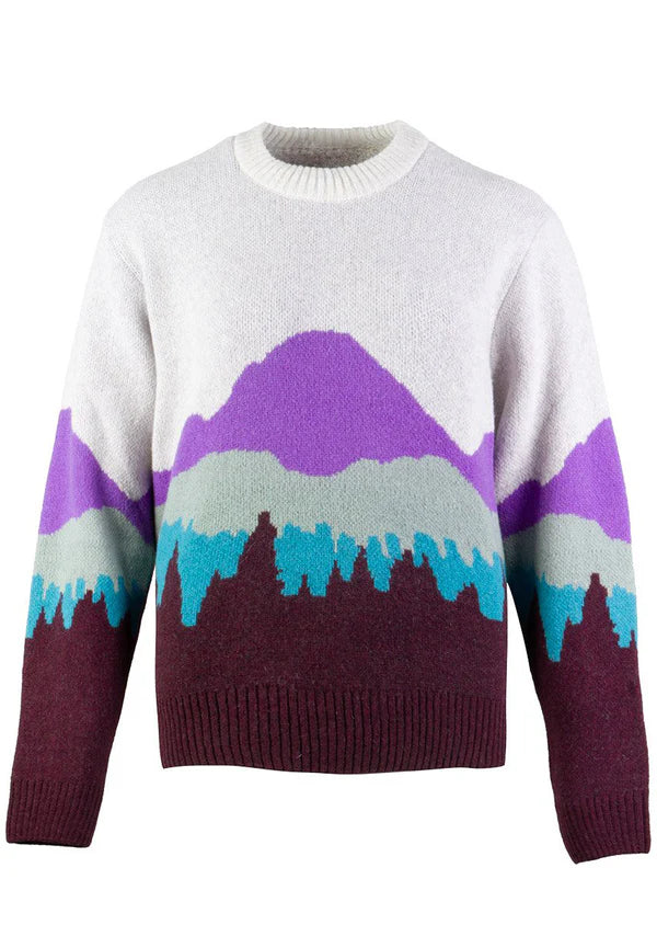 Women's Wak Knit Sweater Solid Print Embellished