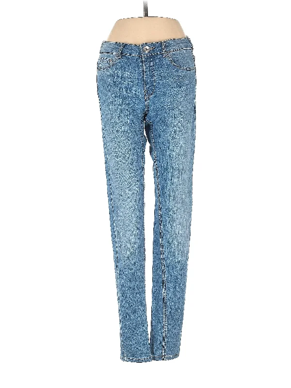 Jeans Trendy Pleated Waist Jeans