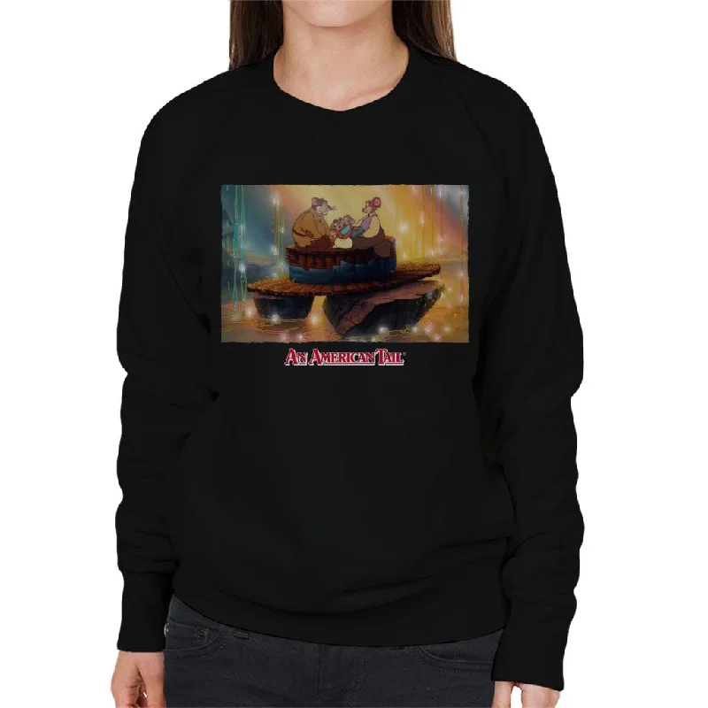 An American Tail Mousekewitz Family Women's Sweatshirt Hoodie with Elastic Waist Stretchable Comfortable An American Tail Mousekewitz Family Women's Sweatshirt Hoodie with Elastic Waist Stretchable Comfortable