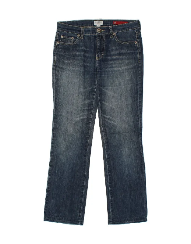 TOMMY HILFIGER Womens Straight Jeans W27 L30  Blue Cotton Casual Skinny Fit Jeans