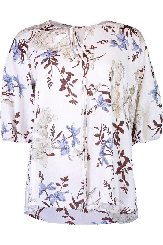 Eleni Blouse Peter Pan Collar Blouse