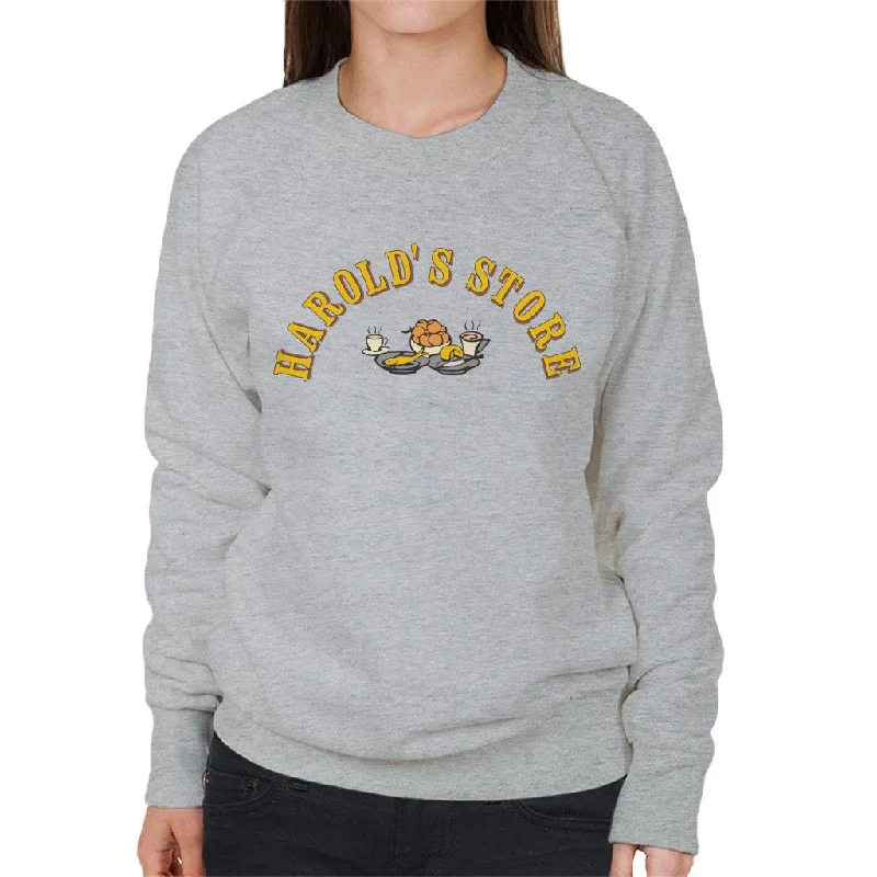 Neighbours Harolds Store Logo Women's Sweatshirt Hoodie with Snap Buttons Easy Quick