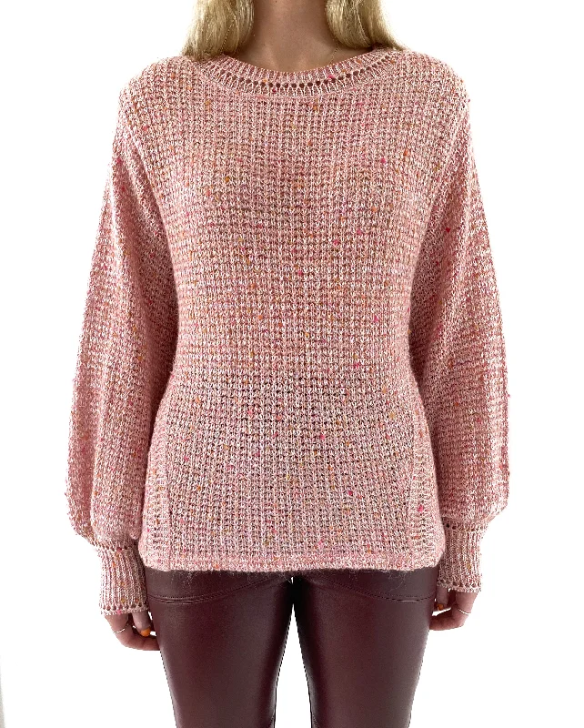 Pom Pom Knit Jumper Long Sweater Short Sweater Cropped Sweater
