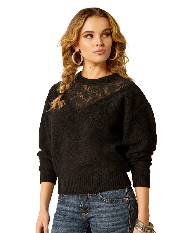 Women's Magnolia Sweater Silk Blend Satin Velvet