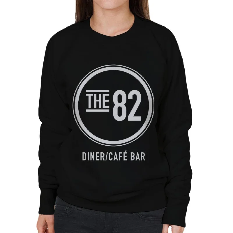 Neighbours The 82 Diner Cafe Bar Women's Sweatshirt Hoodie with Ribbed Cuffs Snug Fit Comfort