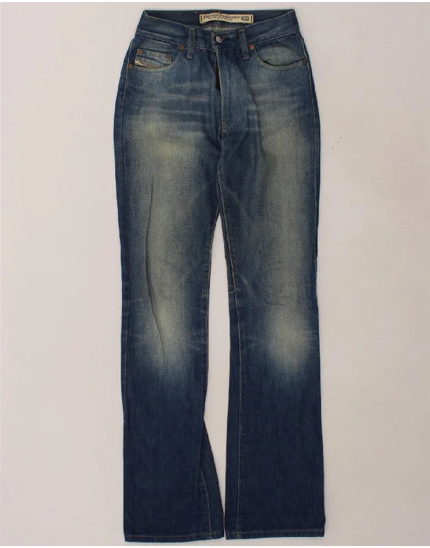 DIESEL Womens Bootcut Jeans W26 L34 Navy Blue Cotton Stylish Relaxed Fit Skinny Jeans DIESEL Womens Bootcut Jeans W26 L34 Navy Blue Cotton Stylish Relaxed Fit Skinny Jeans