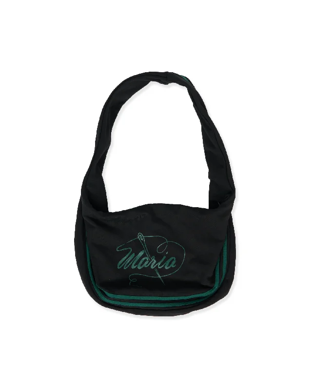 Maria Sweater Bag - Black / Green Sweater Knitwear Pullover