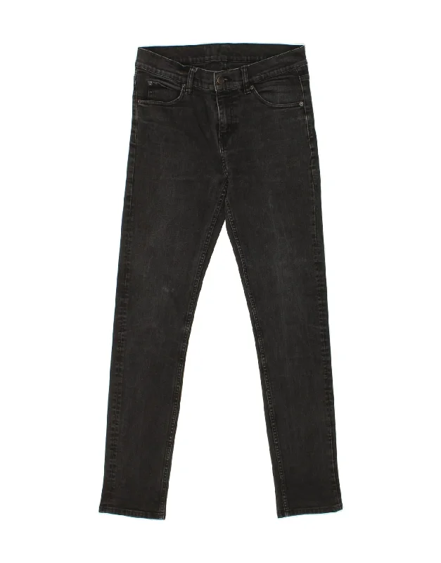 CHEAP MONDAY Womens Skinny Jeans W30 L32 Black Cozy Relaxed Fit Denim Jeans