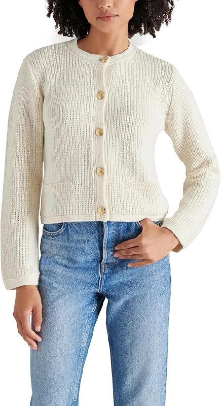 FANTINO SWEATER JACKET Beaded Sweater Sequined Faux Fur