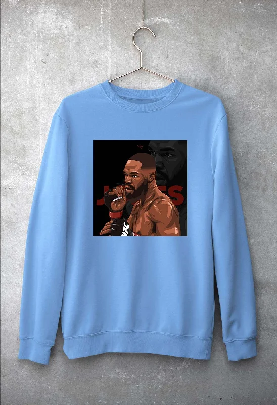 jon jones UFC Unisex Sweatshirt for Men/Women Hoodie with Hem Frayed Vintage Worn