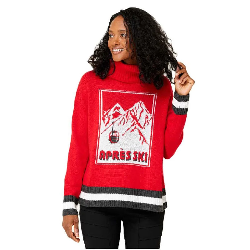 Women's Altitude Turtleneck Sweater (Past Season) Solid Color Striped Floral Print