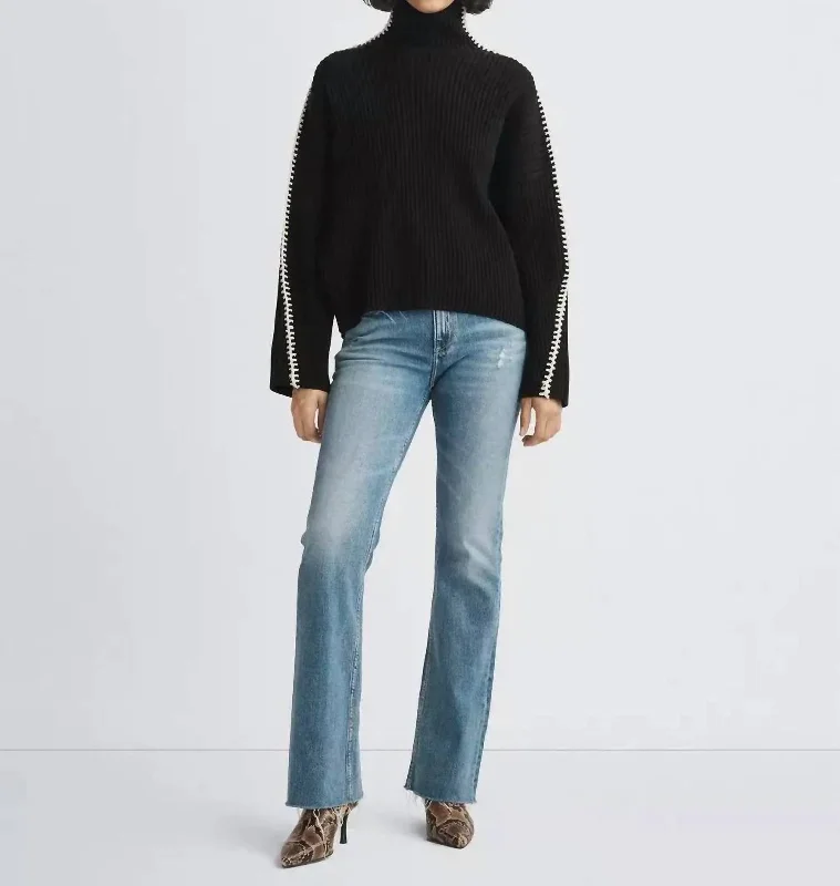 Peyton Jean In Monterosso Wash Casual Distressed Skinny Jeans