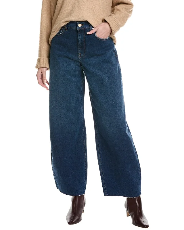 7 For All Mankind Bonnie Long Beach Barrel Jean Stylish Stone-Wash Denim Jeans