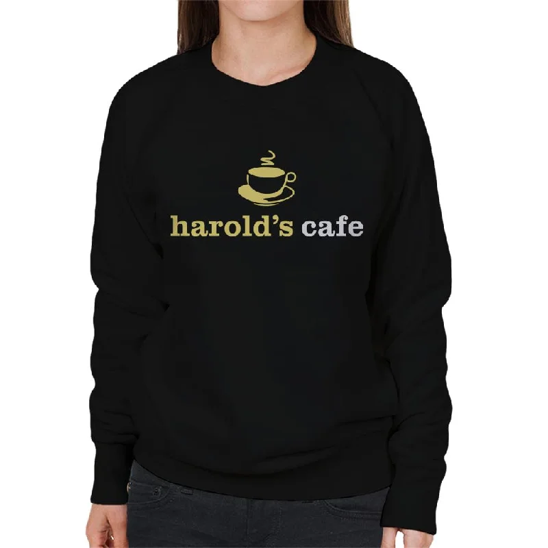 Neighbours Harolds Cafe Women's Sweatshirt Hoodie with Elastic Waist Stretchable Comfortable