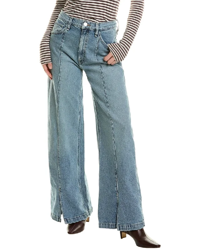 HUDSON Jeans James Caribbean Breeze High-Rise Wide Leg Jean Stylish Plus Size Denim Jeans