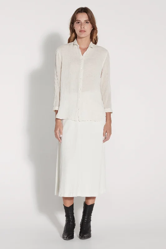 Dirty White Lauren Blouse Loose Oversized Blouse